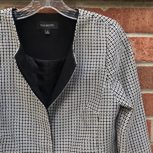 Talbots Suit Jacket Blazer sz 4 - Picture 2 of 15